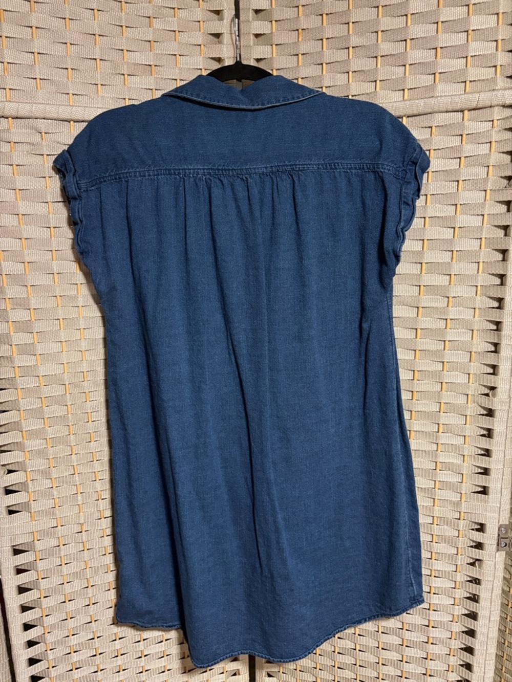 Old Navy Denim Shirt Tunic - Dark Blue - Picture 3 of 3
